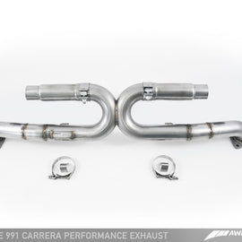 AWE Tuning 991 Carrera Performance Exhaust - Use Stock Tips