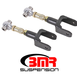 BMR 79-04 Fox Mustang Upper Control Arms On-Car Adj. Rod Ends - Black Hammertone