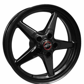 Race Star 92 Drag Star Bracket Racer 18x5 5x120BC 2.00BS Gloss Black Wheel