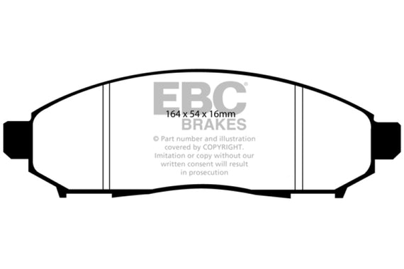 EBC 05+ Nissan Frontier 2.5 2WD Ultimax2 Front Brake Pads