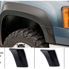 Bushwacker 07-14 GMC Sierra 2500 HD Extend-A-Fender Style Flares 2pc - Black