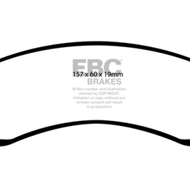 EBC 99-04 Jeep Grand Cherokee 4.0 (Akebono) Yellowstuff Front Brake Pads