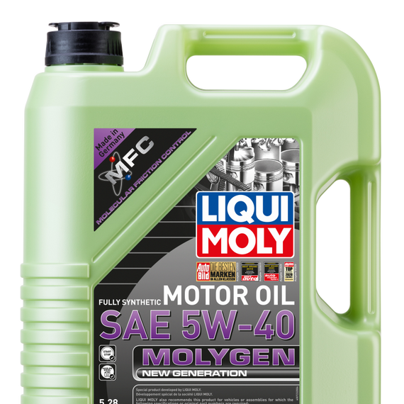 LIQUI MOLY 5L Molygen New Generation Motor Oil SAE 5W40