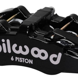 Wilwood Caliper-Forged Dynapro 6 5.25in Mount-R/H 1.62/1.38in/1.38in Pistons .81in Disc