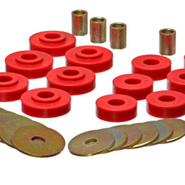 Energy Suspension GM Corvette Red Body Mount Set