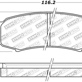 StopTech Street Brake Pads - Rear