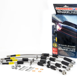 Goodridge 14-19 Ford Fiesta ST Stainless Steel Brake Line Kit