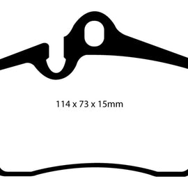 EBC 09-12 Porsche Boxster (Cast Iron Rotors only) 2.9 Bluestuff Rear Brake Pads