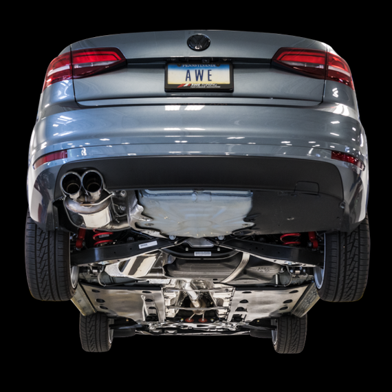 AWE Tuning 09-14 Volkswagen Jetta Mk6 1.4T Touring Edition Exhaust - Chrome Silver Tips