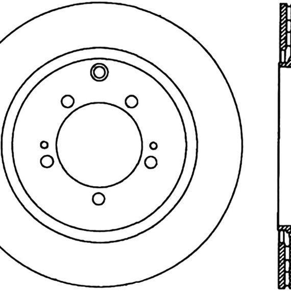 StopTech Slotted & Drilled Sport Brake Rotor