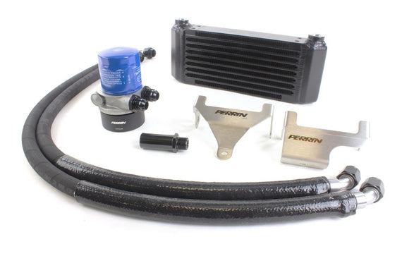 Perrin 04-21 Subaru STI / 02-14 WRX Oil Cooler Kit w/PERRIN Core