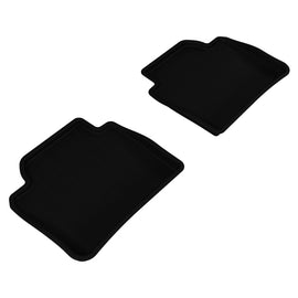 3D MAXpider 2012-2020 BMW 3 Series/4 Series Gran Coupe F30/F36 Kagu 2nd Row Floormats - Black