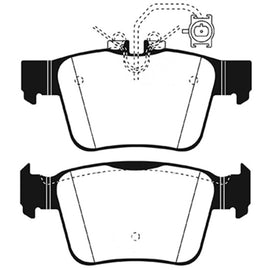 EBC 2017+ Alfa Romeo Giulia 2.0T Yellowstuff Rear Brake Pads