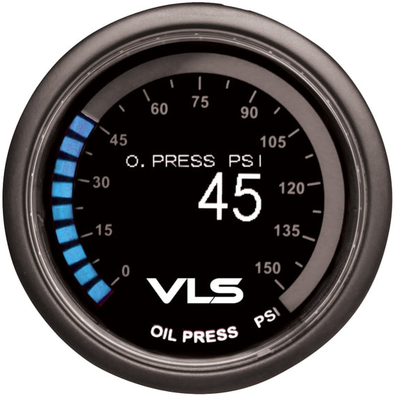 Revel VLS 52mm 0-150PSI Digital OLED Oil Pressure Gauge