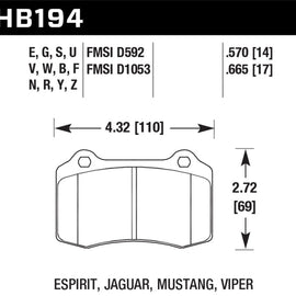 Hawk HP+ Street Brake Pads