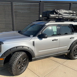 EGR 21-22 Ford Bronco 4 Door In-Channel Window Visors - Matte Black (573565)