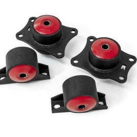 Innovative 00-09 Honda S2000 F-Series Black Steel Mounts 75A Bushings (Rear Diff Mounts OEM Diff)