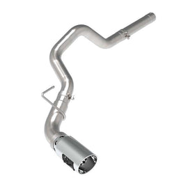 aFe Large Bore-HD 3in 409-SS DPF-Back Exhaust System w/ Polished Tip 14-19 RAM 1500 V6 3.0L (td)