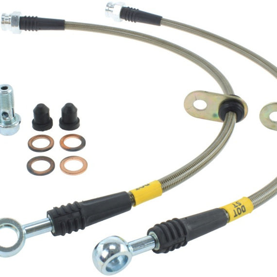 StopTech 06-12 Mitsubishi Eclipse Stainless Steel Rear Brake Lines