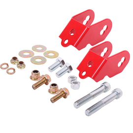 BMR Suspension 15-18 Ford Mustang S550 Rear Camber Adjustment Lockout Kit - Red