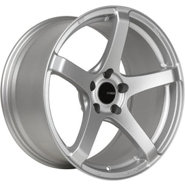 Enkei Kojin 17x8 35mm Offset 5x114.3 Bolt Pattern 72.6mm Bore Dia Matte Silver Wheel