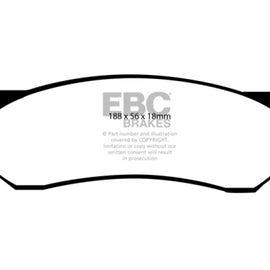 EBC 04-06 Dodge Durango 3.7 Greenstuff Front Brake Pads