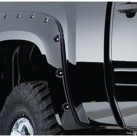 Bushwacker 07-13 Chevy Silverado 1500 Fleetside Pocket Style Flares 2pc 69.3in Bed - Black