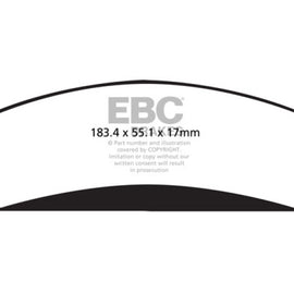 EBC 11+ Chrysler 300C 5.7 Redstuff Front Brake Pads