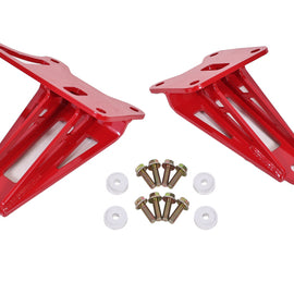 BMR 11-17 S197 Mustang Motor Mount Brackets - Red