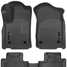 Husky Liners 16-22 Dodge Durango Weatherbeater Black Front & 2nd Seat Floor Liners