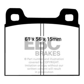 EBC 73-77 Porsche 911 2.7L Redstuff Front/Rear Brake Pads