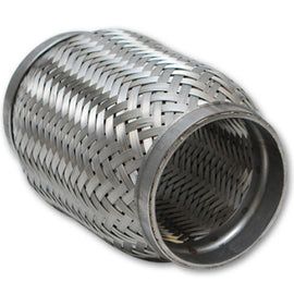 Vibrant SS Flex Coupling with Inner Braid Liner 2.5in inlet/outlet x 6in flex length