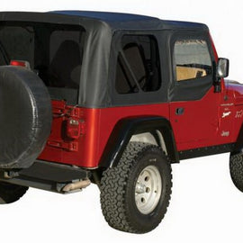 Rampage 1997-2006 Jeep Wrangler(TJ) OEM Replacement Top - Black Denim