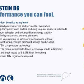 Bilstein B6 1986-1989 Volkswagen Vanagon Rear Monotube Shock Absorber