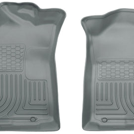 Husky Liners 05-15 Toyota Tacoma Crew/Extended/Standard Cab WeatherBeater Front Grey Floor Liners