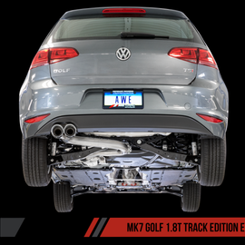 AWE Tuning VW MK7 Golf 1.8T Track Edition Exhaust w/Chrome Silver Tips (90mm)