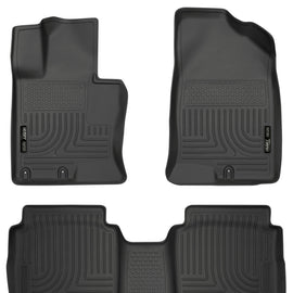 Husky Liners 11-14 Kia Optima Weatherbeater Black Front & 2nd Seat Floor Liners