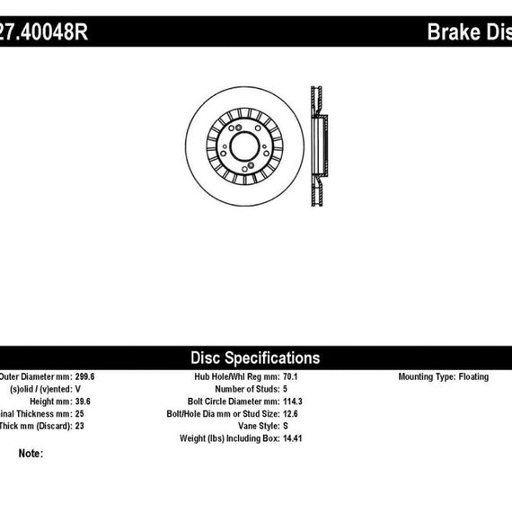 StopTech 00-09 S2000 Slotted & Drilled Right Front Rotor