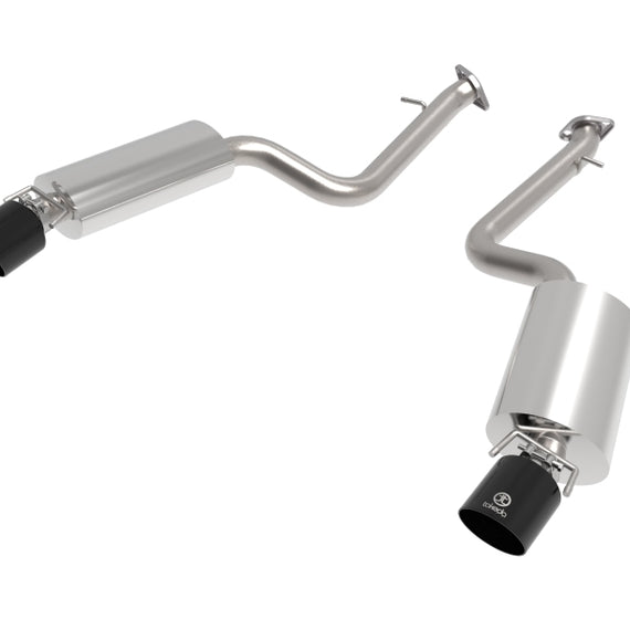 aFe Takeda 14-22 Lexus IS350 V6 2.5in. 304 Stainless Steel Axle-Back Exhaust System w/ Black Tip