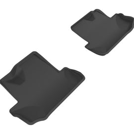 3D MAXpider 2016-2020 Chevrolet Camaro Kagu 2nd Row Floormats - Black