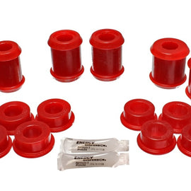 Energy Suspension 04-09 Cadillac XLR/XLR-V / 97-12 Corvette Red Rear End C/A Bushing Set