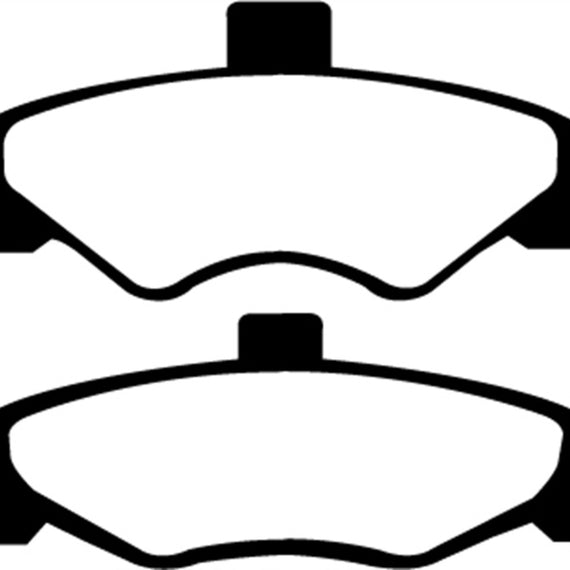 EBC 98-02 Chevrolet Camaro (4th Gen) 3.8 Redstuff Rear Brake Pads