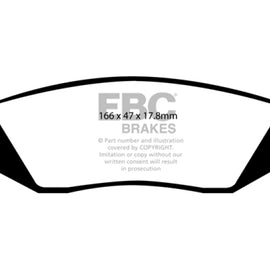 EBC 06-09 Chrysler Aspen 4.7 Extra Duty Rear Brake Pads
