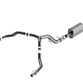 Borla 21-22 Cadillac Escalade 6.2L V8 2/4WD 4DR S-Type Cat-Back Exhaust w/ Factory Bezel Tips