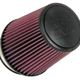 K&N Univ Rubber Round Tapered Filter 4.375in Flg ID/10 Deg Flg Angle 6in B OD/4.625in T OD/6.5in H