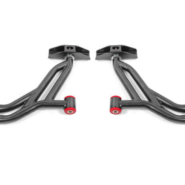 BMR 10-14 Ford Mustang / Shelby GT500 Non-Adj. Lower A-Arms (Poly/Delrin) - Black Hammertone