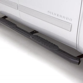 Lund 09-17 Dodge Ram 1500 Crew Cab (5.5ft. Bed) 5in. Oval WTW Steel Nerf Bars - Black