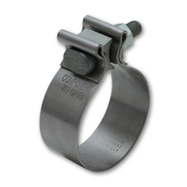 Vibrant SS Accuseal Exhaust Seal Clamp for 2in OD Tubing (1in wide band)