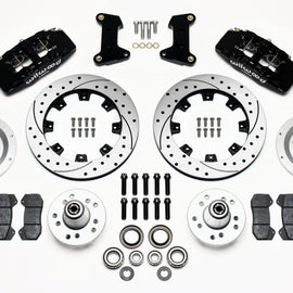 Wilwood Dynapro 6 Front Hub Kit 12.19in Drilled 74-80 Pinto/Mustang II Disc Spindle only