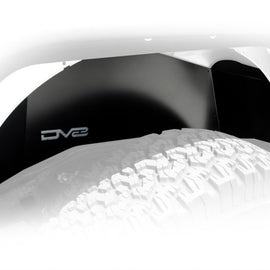 DV8 Offroad 07-18 Jeep Wrangler JK Rear Aluminum Inner Fender - Black